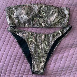 2 Piece Bandeau Top and Bottom